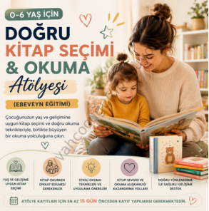 0-6 Yaş İçin Doğru Kitap Seçimi ve Okuma Atölyesi (Ebeveyn Eğitimi)
