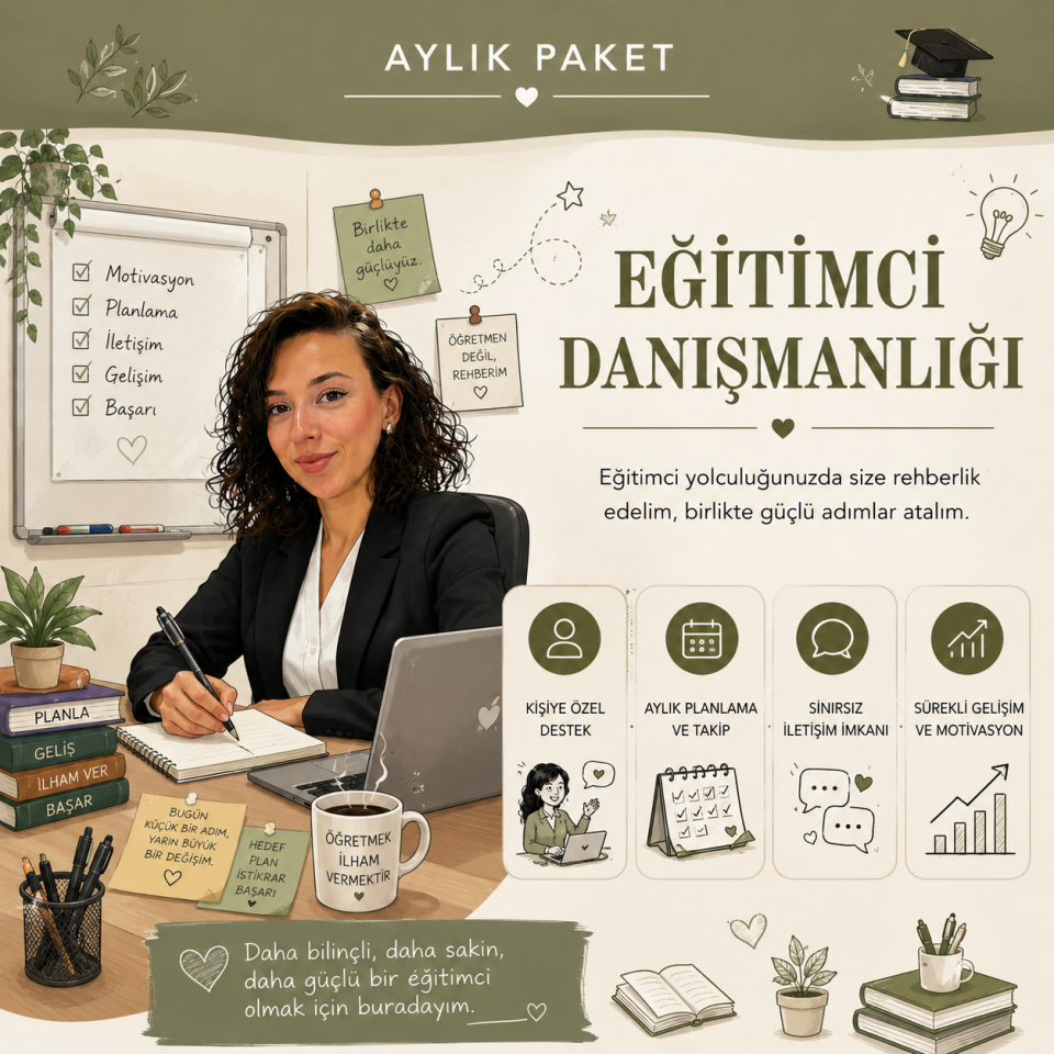 Eğitimci Danışmanlığı | Aylık Gelişim ve Koordinasyon Paketi